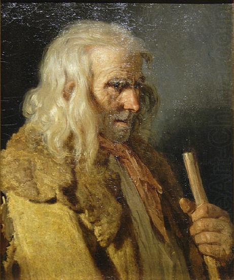 Jean-Jacques Monanteuil Portrait of a Breton Peasant china oil painting image